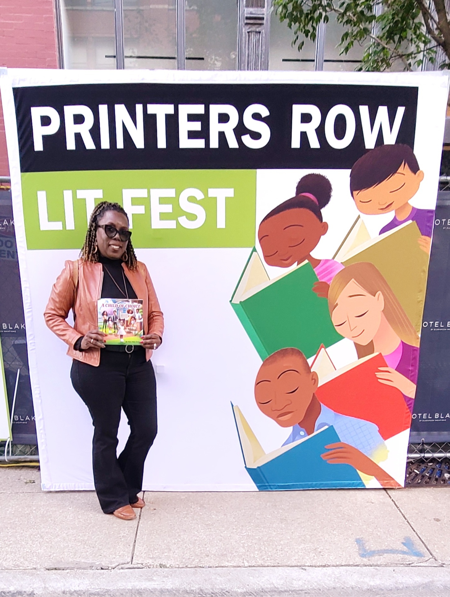Felicia Bates Pointer at Printers Row Lit Fest